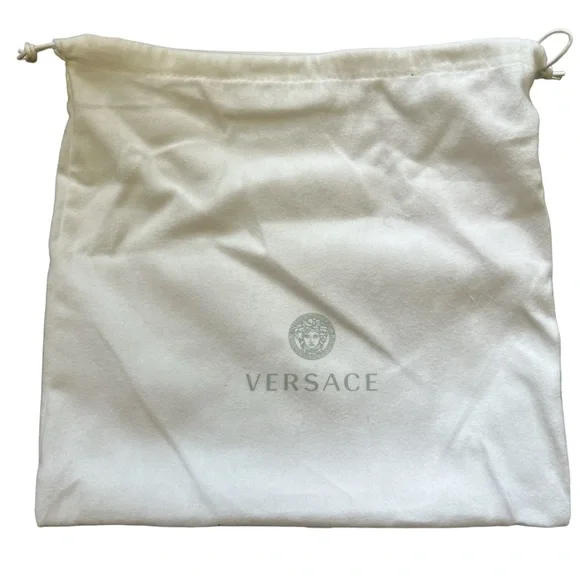Versace Medusa Quilted Leather Clutch